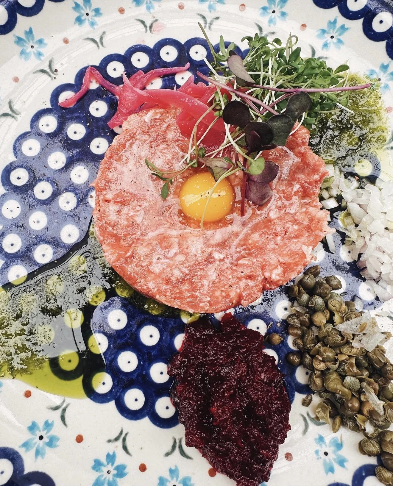 Modern Polish-inspired dish